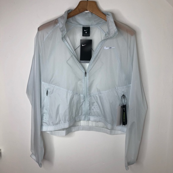 Nike Jackets & Blazers - Nike Repel Rain Repellent Reflective Jacket Size L